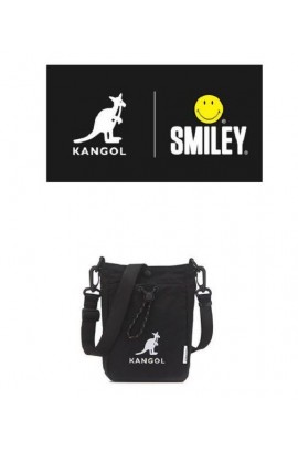 Kangol x Smiley Mini Cross Bag- Black 8011